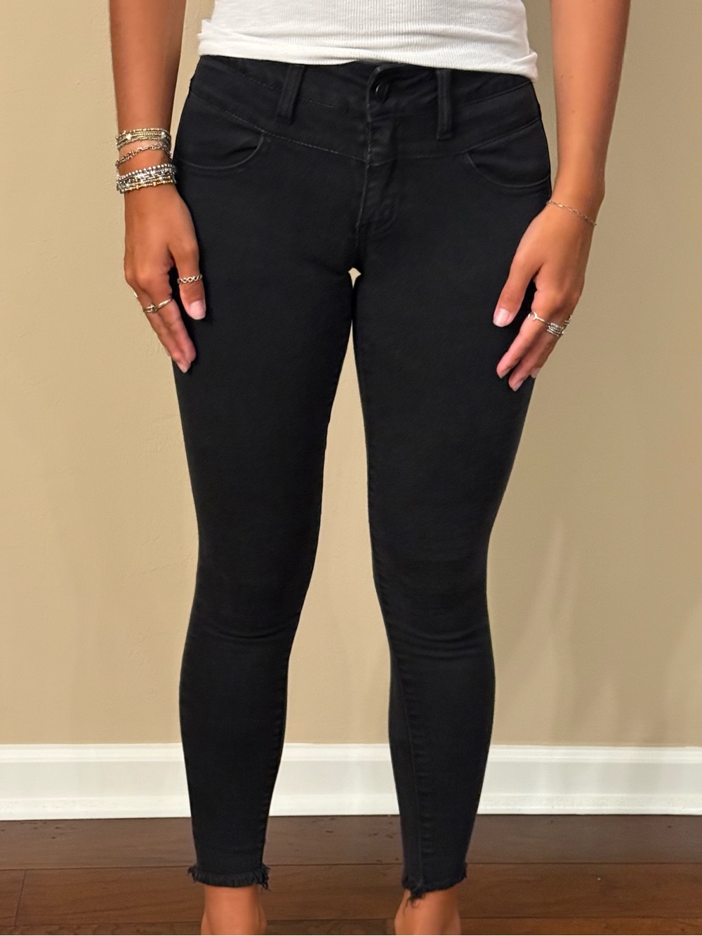 KanCan Black High-Rise Skinny Jeans